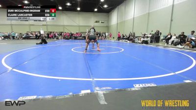 125 lbs Rr Rnd 2 - Zuri McCalpine-Ingram, Storm Wrestling Center vs Claire Lancaster, Scrappers 7-12