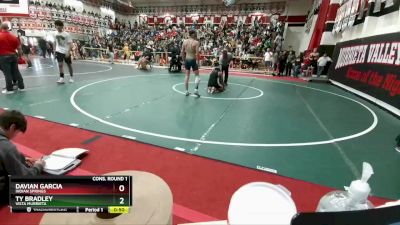 138 lbs Cons. Round 1 - Ty Bradley, Vista Murrieta vs Davian Garcia, Indian Springs