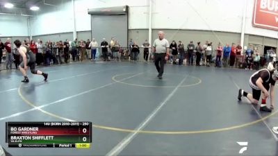 250 lbs Semifinal - Braxton Shifflett, VA Elite vs Bo Gardner, Forest Wrestling