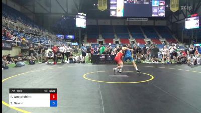 182 lbs 7th Place - Peyton Westpfahl, Missouri vs Savoy New, North Carolina