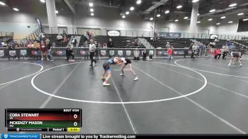 85 lbs Cons. Semi - Mckenzy Mason, MO vs Cora Stewart, WI