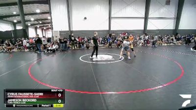 149 lbs 1st Place Match - Jameson Beckord, Toro World Club vs Cyrus Faussete-Sadri, Askeo International Mat Club