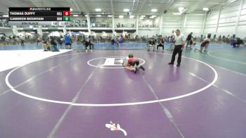 96 lbs 5th Place - Thomas Duffy, Holliston vs Cameron Mountain, Iron Faith WC