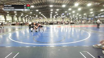 126 lbs Rr Rnd 2 - Nico Emili, Team Shutt Mutts - HSB vs Ethan Kadish, Doughboy Gold - HSB