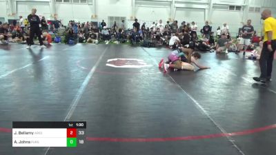 140 lbs Final - Jaylin Bellamy, Ares W.C. (MI) vs Ayden Johns, Pursuit