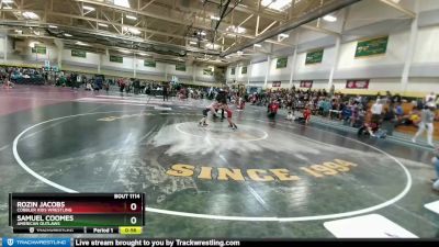 55 lbs Cons. Round 3 - Samuel Coomes, American Outlaws vs Rozin Jacobs, Cobbler Kids Wrestling