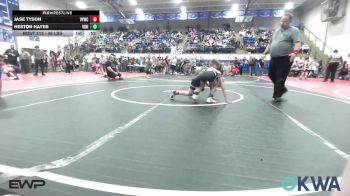 46 lbs Semifinal - Jase Tyson, Verdigris Youth Wrestling vs Heston Hayes, Vinita Kids Wrestling