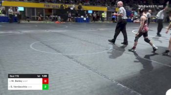 105 lbs Quarterfinal - Mitchel Bailey, Northern York vs Shawn Verdecchio, Chichester