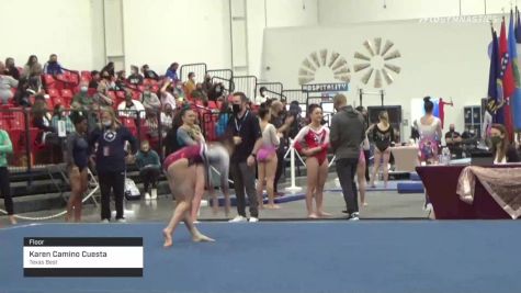 Karen Camino Cuesta - Floor, Texas Best - 2021 Region 3 Women's Championships