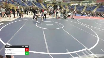 109 lbs Semifinal - Cassandra Witte, Rapid City Extreme vs Hannah Rocklin, Chatfield WC