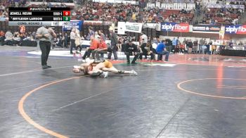 G - 120 lbs Cons. Round 3 - Jewell Reum, Ronan (Girls) vs Bryleigh Larson, Manhattan (Girls)