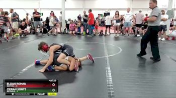 92 lbs Round 3 (6 Team) - Elijah Roman, Buxton vs Cieran Sontz, Ruthless