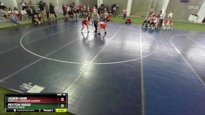 105 lbs Semifinal - Jaskin Hair, American Leadership Academy vs Peyton Riggs, Mountain Ridge