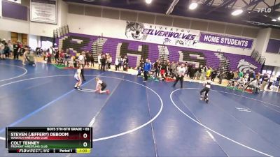 65 lbs Quarterfinal - Steven (Jeffery) Deboom, Wasatch Wrestling Club vs Colt Tenney, Fremont Wrestling Club