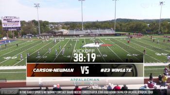 Replay: Wingate vs Carson-Newman | Sep 21 @ 12 PM