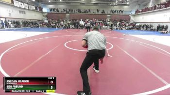 126 lbs Champ. Round 1 - Jordan Meador, Bloomfield vs Ben Freund, Show Low