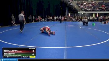 105 lbs Quarterfinal - Sloan Otto, STMA (St. Michael/Albertville) vs Beckett Svuba, Siouxland Wrestling Academy