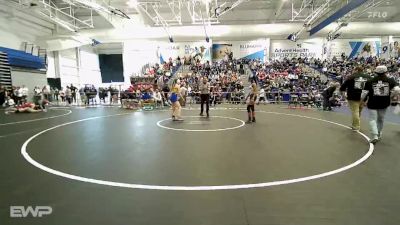 120 lbs Champ. Round 1 - Kiera Lawton, Junction City vs Madilyn Vest, Olathe South