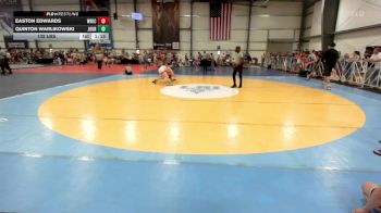 132 lbs Rr Rnd 1 - Easton Edwards, Wrecking Crew Wrestling Club vs Quinton Warlikowski, Journeymen Wrestling Red