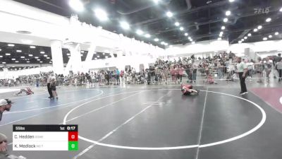 55 lbs Consi Of 8 #2 - Cj Hedden, GomezBrothersGrapplingAcademy vs Kinsley Medlock, No Team