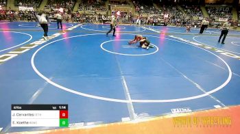 67 lbs Quarterfinal - Joseph Cervantes, Dethrone vs Esai Koethe, Big Game WC