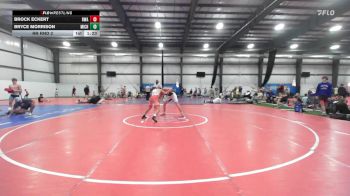 155 lbs Rr Rnd 2 - Brock Eckert, Roundtree Wrestling Academy - BHS vs Bryce Morrison, Michigan Premier Blue - BHS