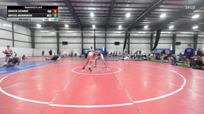 155 lbs Rr Rnd 2 - Brock Eckert, Roundtree Wrestling Academy - BHS vs Bryce Morrison, Michigan Premier Blue - BHS