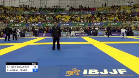 LUIZ FELIPE SILVA FREITAS vs FELIPE AMARAL LERNER 2023 Brasileiro Jiu-Jitsu IBJJF