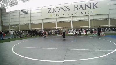 51 lbs Quarterfinal - Wrenley Reynolds, 208 Badgers Wrestling Club vs Maggie Colvin, RWC- Roy Wrestling Club