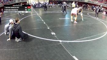 165 lbs Champ. Round 1 - Kaylee Wegrzyn, York Wrestling Club vs Aliyah Garcia-Ott, Scottsbluff Wrestling Club