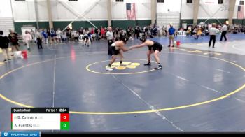 197 lbs Quarterfinal - Bryan Zutavern, Chadron State vs Angel Fuentes, Northeastern Junior College