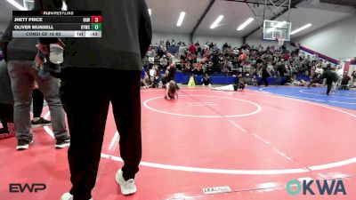 43 lbs Consi Of 16 #2 - Jhett Price, Raw Wrestling Club vs Oliver Munsell, Hilldale Youth Wrestling Club