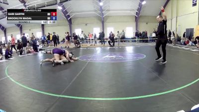 124 lbs Round 3 - Gabi Gartin, Mount Union University vs Brooklyn Madal, Mount Union University