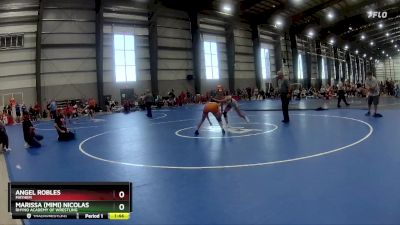 117 lbs Quarterfinal - Angel Robles, Mayhem vs Marissa (Mimi) Nicolas, Rhyno Academy Of Wrestling