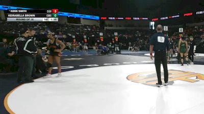 145 lbs Round Of 16 - Kirin Smith, Clovis West (CS) vs Keirabella Brown, Concord (NC)