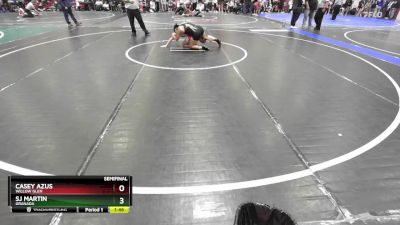 125 lbs Semifinal - Sj Martin, Granada vs Casey Azus, Willow Glen