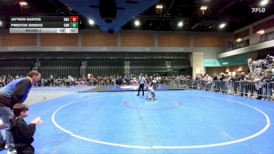 48-51 lbs Round 2 - Jayvion Santos, Buckaroo Wrestling Club vs Preston Sheeks, Gold Rush Wrestling