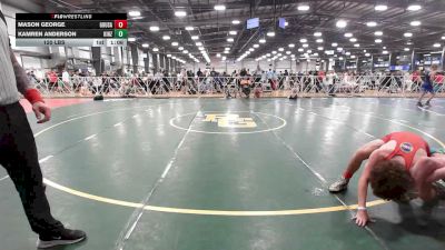 120 lbs Rr Rnd 3 - Mason George, Ground Up USA (RED) - HSB vs Kamren Anderson, Kinzua Wrestling Club - HSB
