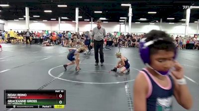 52 lbs Round 4 (6 Team) - Noah Reino, CTWHALE vs Graceanne Gross, Mat Warriors