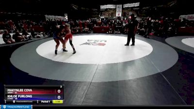 185 lbs Round 3 (4 Team) - Makynlee Cova, SAWA vs Khloe Furlong, CVWA