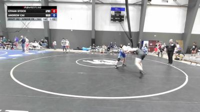 Junior FK - 144 lbs Semis - Andrew Cai, Washington vs Ethan Stock, All-Phase Wrestling Club