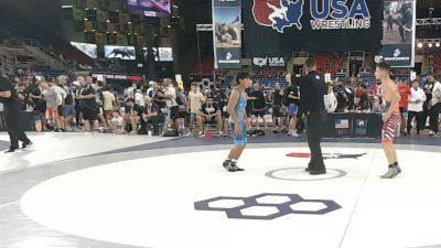 100 lbs Champ. Rd Of 64 - Nelson Villafane, Pennsylvania vs Angelo Cruz, California