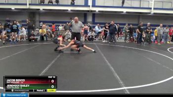 92 lbs Round 3 (8 Team) - Jacob Benyo, Mat Assassins vs Jeremiah Bailey, Team Nauman