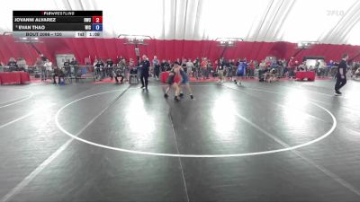 120 lbs Cons. Round 2 - Jovanni Alvarez, Ringers Wrestling Club vs Evan Thao, Weigh In Club