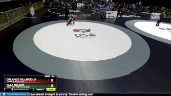 53 lbs Cons. Round 2 - Alex Nelson, Wolf Den Wrestling Club vs Orlando Villapudua, Trifecta Wrestling