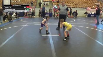 47 lbs Semifinal - Cooper Ward, Elder Purple vs Jake Fry, West Jefferson Roughriders