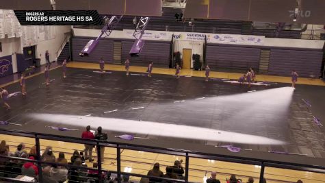 Rogers Heritage HS SA "Rogers AR" at 2026 WGI Guard Kansas City Regional+