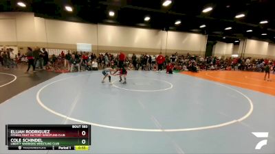 59-60 lbs Round 2 - Elijah Rodriguez, Fitness Fight Factory Wrestling Club vs Cole Schindel, Liberty Warriors Wrestling Club