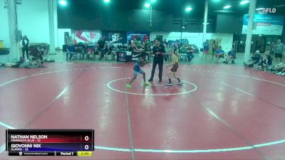 71 lbs Round 1 (8 Team) - Nathan Nelson, Minnesota Blue vs Giovonni Nix, Illinois