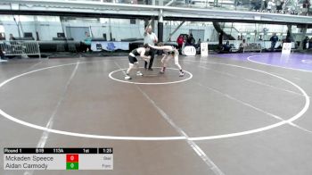 113A lbs Rr Rnd 1 - Mckaden Speece, Steller Trained vs Aidan Carmody, Force Wrestling